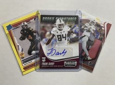 2021 Panini Chronicles Auto Frank Darby Donruss Press Proof Absolu RC 3 card lot