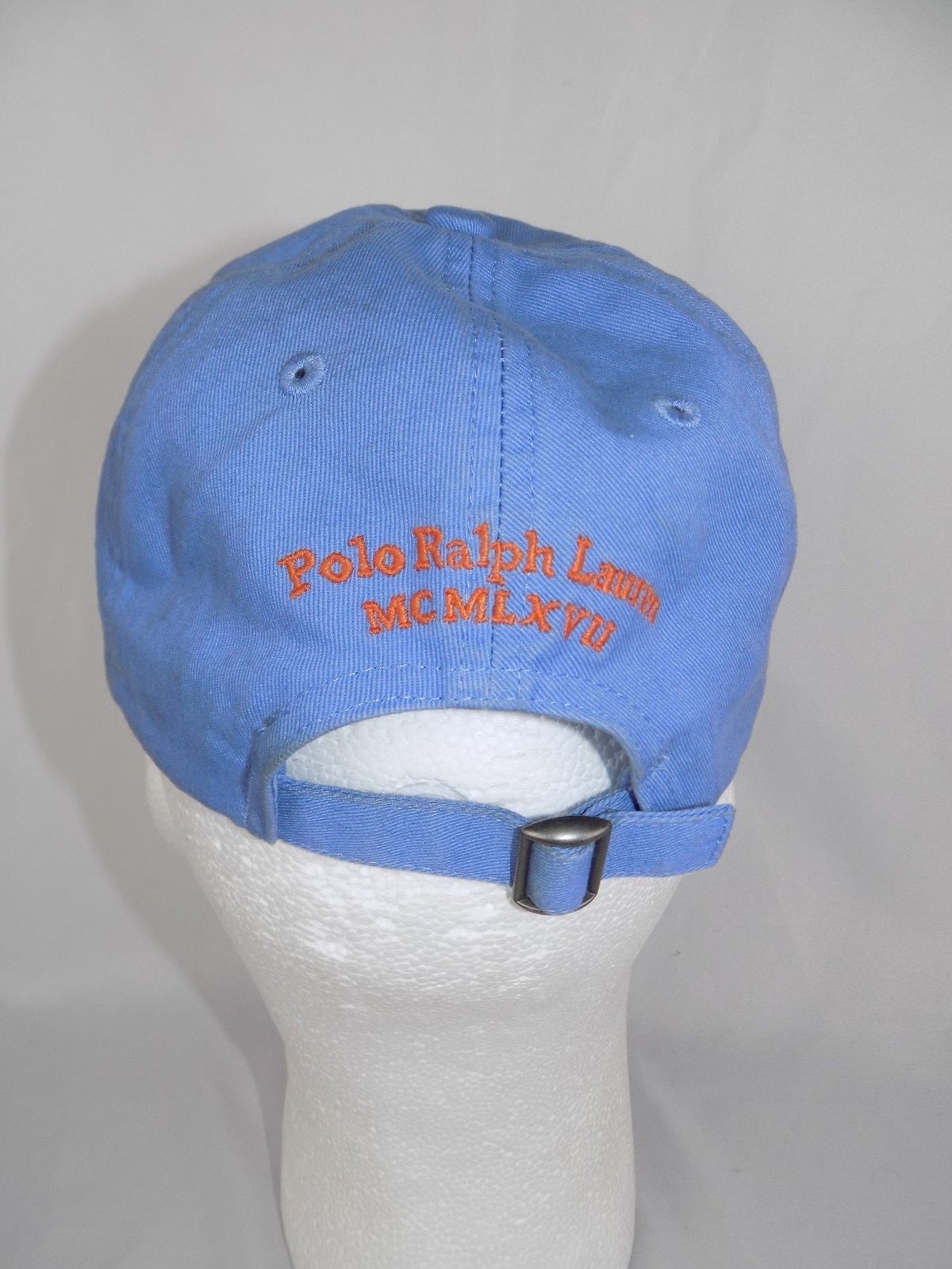 Polo Ralph Lauren Big Pony MCMLXVII bambino blu con cappello arancione GIOVENTÙ # 3 cappellini