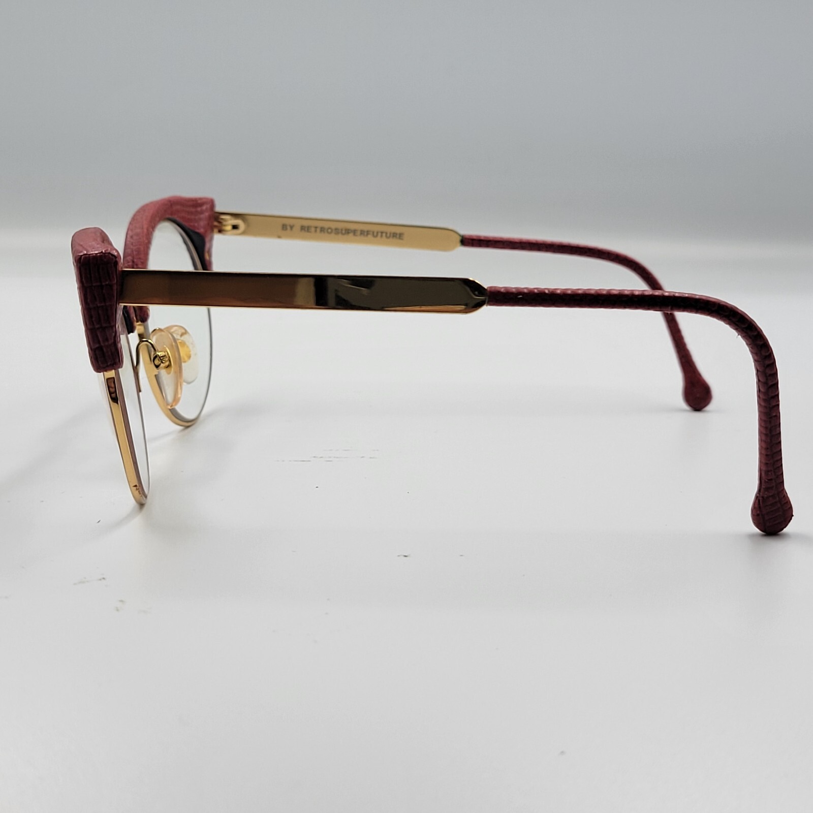 RetroSuperFuture Ilaria Red Lizard Sunglasses Eye… - image 4