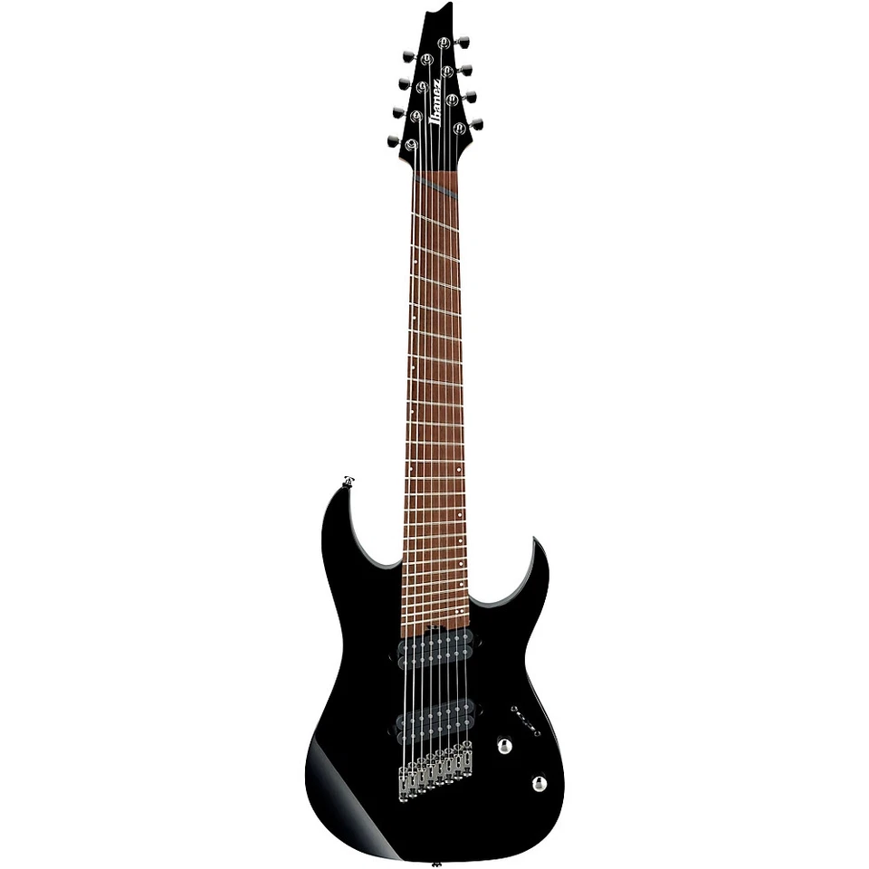 Ibanez RGMS8 Multi-Scale 8-String Electric Guitar Black - Image 3 of 4