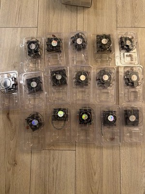 Lot of 16 NEW Genuine Intel CPU Cooling Fans OEM Stock Fan Only No Heatsink