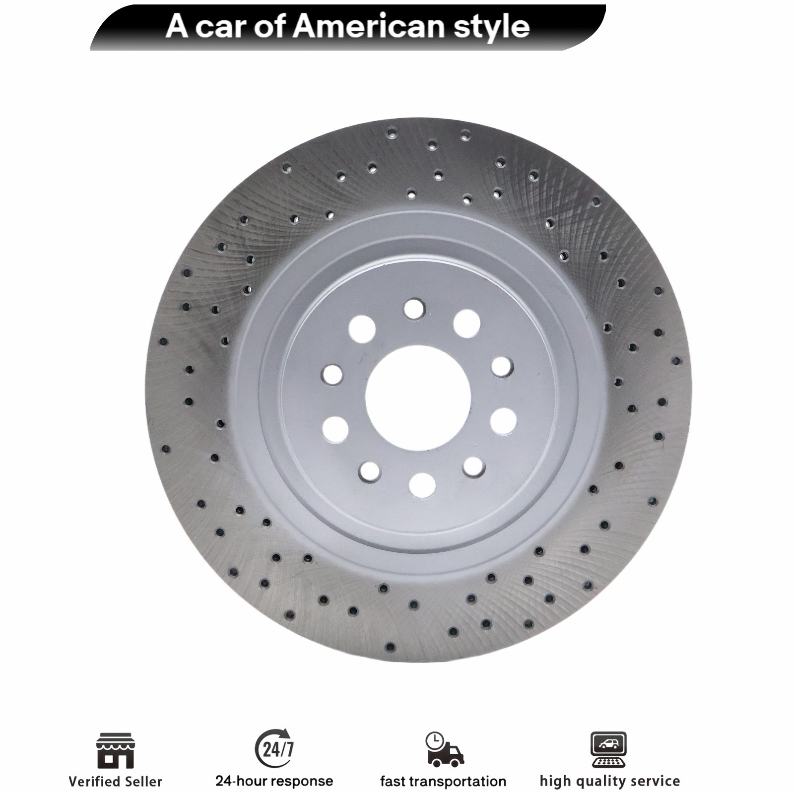 Maserati Ghibli S 2014 Front Brake discs Pair P/N 670030935
