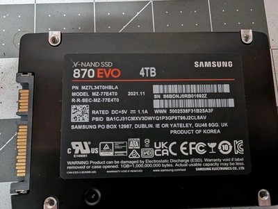 Samsung 870 EVO 4TB 2.5