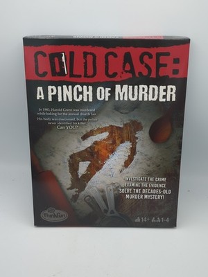 Thinkfun Cold Case Files - A Pinch of Murder - Murder Mystery Game for Adults an