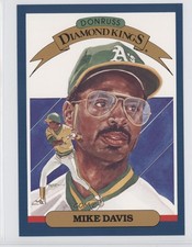 1986 Donruss Super DK's Mike Davis #14 2u3