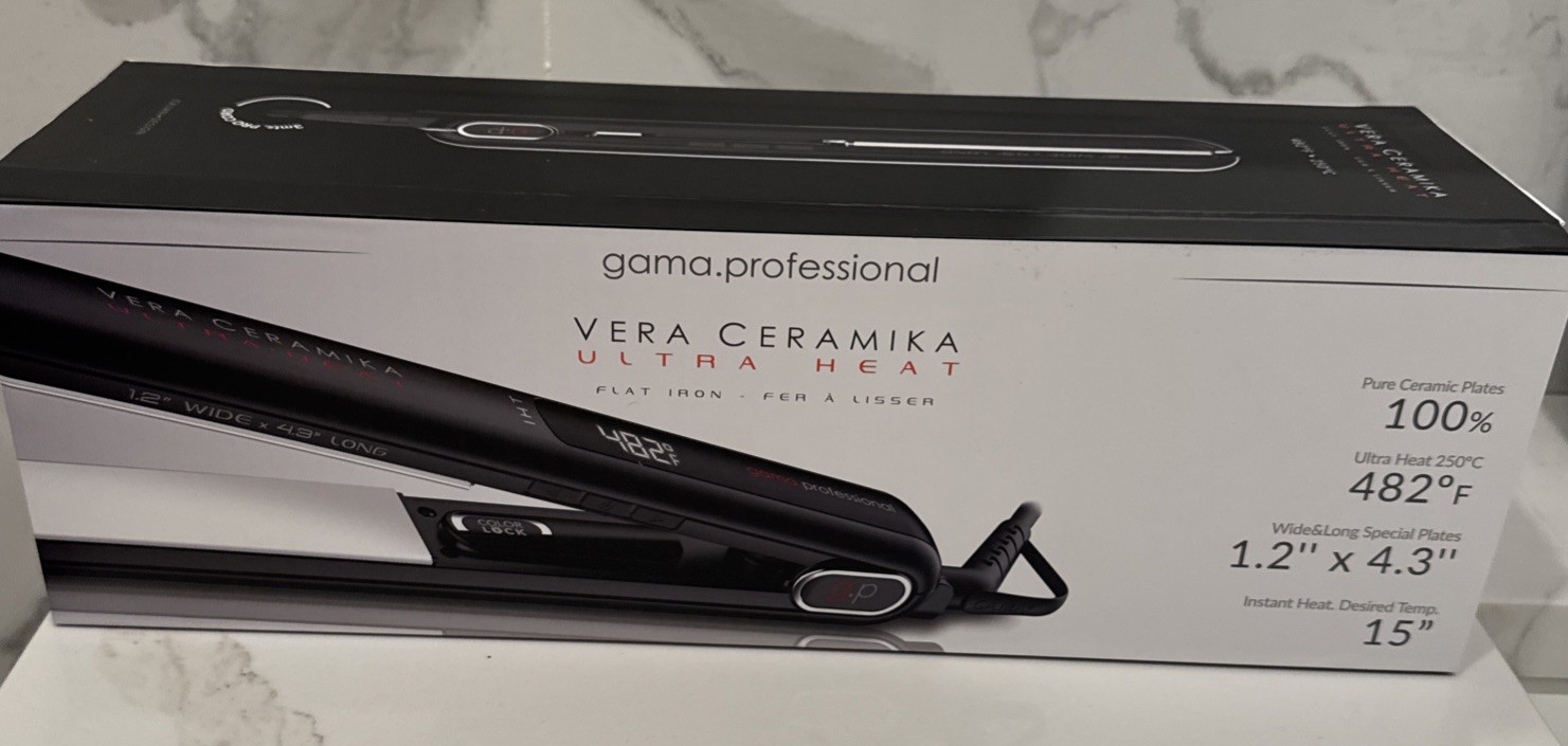 gama.professional Vera Ceramika Ultra Heat Flat Iron