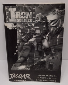 (MA2) Iron Soldier (Atari Jaguar, 1994) Video Game (Cartridge, Box, Manual)