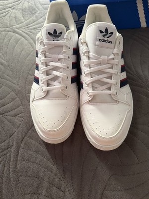adidas NY 90 Herren Sneaker Low Top Weiß/Blau/Rot EU 44 US 10 Schnürung