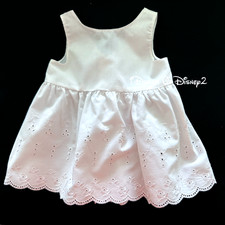 Build-A-Bear White Eyelet Summer Dress Vintage Teddy Confirmation Clothes