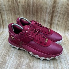 Under Armour Harper 10 Pro TPU Mens 10.5 Cardinal Red Baseball Shoes 6010136-625