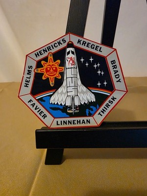 NASA SPACE SHUTTLE STS-78 Crew Patch Sticker - 4 1/2  inches