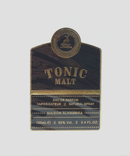 MAISON ALHAMBRA TONIC MALT EAU DE PARFUM SPRAY FOR MEN 3.4 Oz / 100 ml BRAND NEW