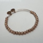 Alex and Ani Rose Tone Beaded Adjustable Charm Bracelet, 8.8g — photo 1