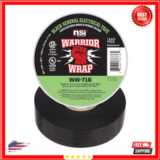 Warriorwrap General 3/4 In. X 60 Ft. 7 Mil Vinyl Electrical Tape, Black