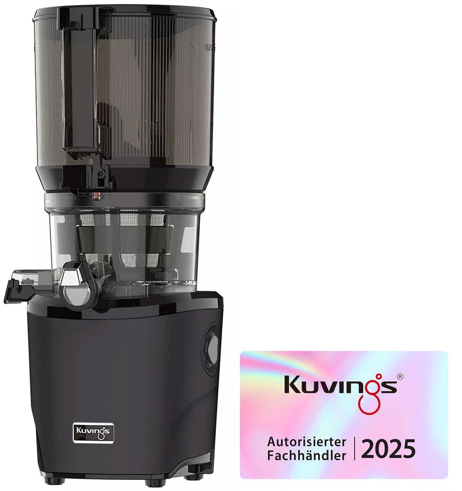 Kuvings AUTO10S Entsafter Saftpresse Slowjuicer Kaltpresse Schwarz aus Retoure
