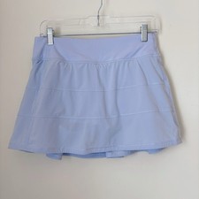 Lululemon Pace Rival Mid Rise Skirt Sz 6 Lilac Smoke