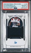 2023  NATIONAL TREASURES #176 KAYSHON BOUTTE PATCH AUTOGRAPH 78/99