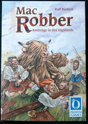 Mac Robber Queen Games 2005 Raubzüge in den Highlands Gesellschaftsspiel Neu, K1 - Bild 1 von 2