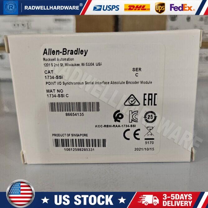 New Factory Sealed AB 1734-SSI SER C POINT I/O Encoder Input Module 1734SSI