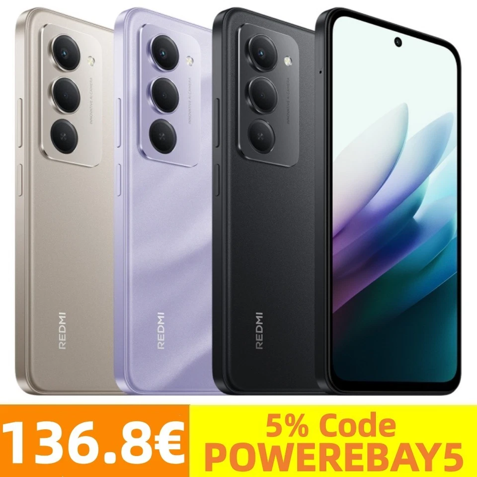 Xiaomi Redmi 15 Smartphone 8+256GB 6.9″ Dual-Kamera IPS LCD 50MP 7000mAh Handy