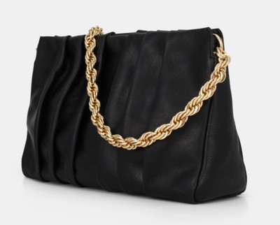 $228. Sam Edelman Alexie Clutch Shoulder Bag Black Gold