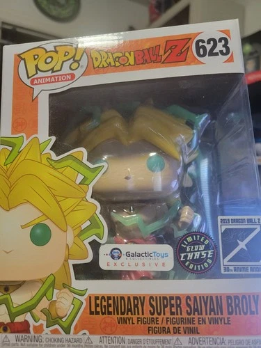 Funko Pop! Dragon Ball Z Legendary Super Saiyan Broly #623 GLOW CHASE GITD