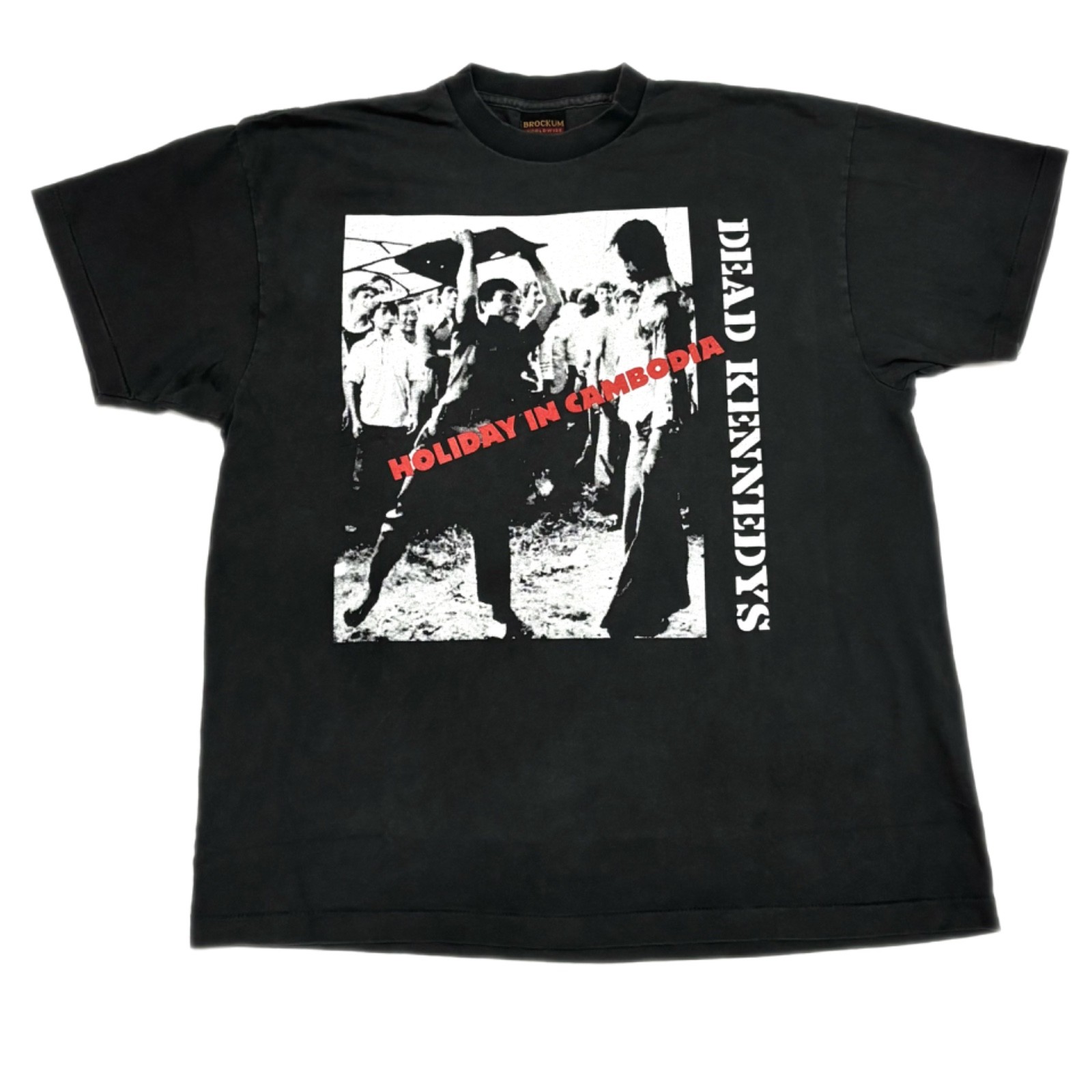 Dead Kennedys Vintage Band Tee Holiday In Cambodia Rare Graphic XL Shirt REPRINT