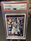 2025 Score Jaxson Dart Rookie #35 PSA 10 Gem Mint NY Giants Hot RC