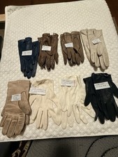 Vintage Ladies Glove Lot Of 6 Total Pairs Bonus 2 White Liners Gloves Included