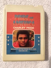 CHARLIE PRIDE - Pride of America - 8-track - Serviced, new pad, splice, tested
