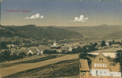 Ansichtskarte Friesdorf b. Wippra 1919 Gasthof zur Sonne  (Nr.9359)