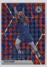 2019-20 Panini Mosaic Reactive Blue Prizm Seth Curry #104 z6b