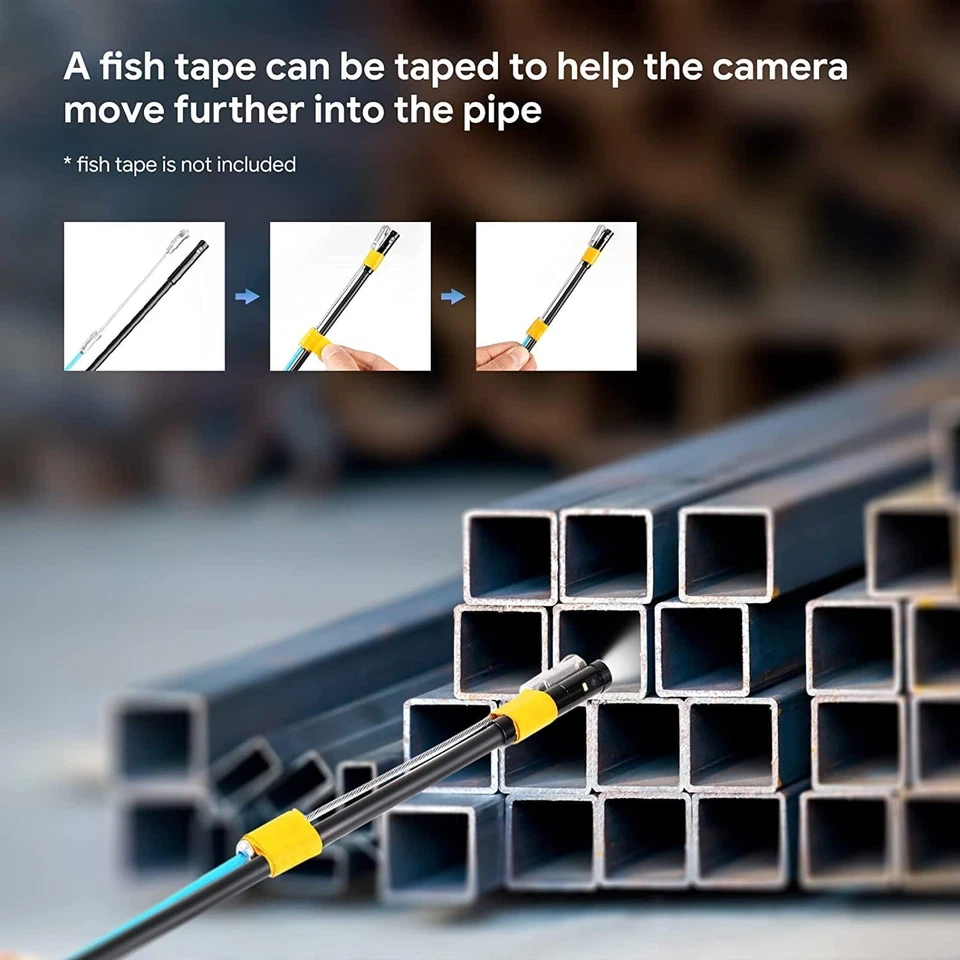 1080P Triple Lens Endoscope Camera, 50FT Cable, 5" Screen - Image 4 of 4