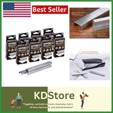 High Carbon Steel Full Strip Staples 1/4" Length, 8-Pack, 5000/Box