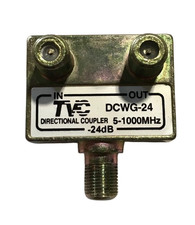 TVC DCWG-24 24dB Directional Coupler CATV RF Tap Coax Signal Splitter