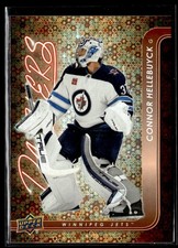 2024-25 Upper Deck Series 1 Hockey Dazzlers Orange #DZ-48 Connor Hellebuyck