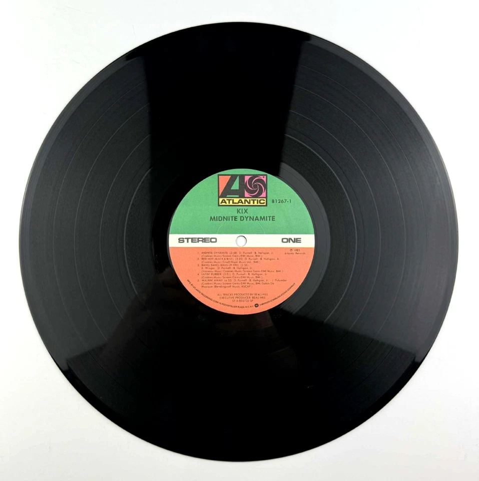 Kix Midnite Dynamite vinyl record LP 80s Classic Rock OG Heavy Metal 1985 EX - Image 2 of 4