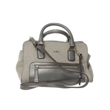 Hogan, Handtasche, Damen, Leder, Grau/Mehrfarbig, 28, 18, 20 cm #aG8