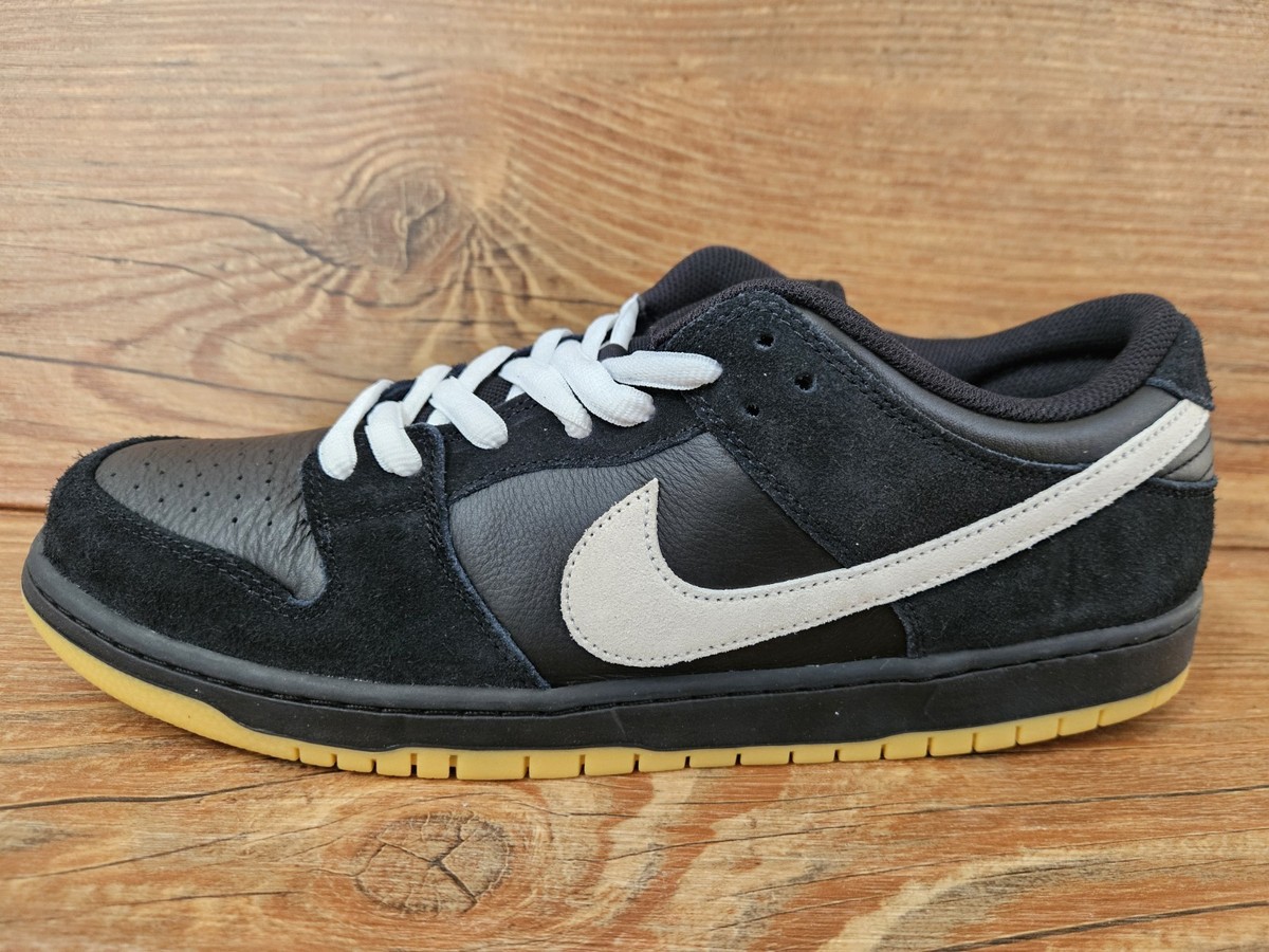 Nike SB Dunk Low Pro Black White Gum Shoes Sneakers HF3704 