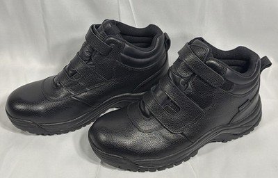 Propet Cliff Walker Double-Strap Waterproof Boot Black Men's Size 12D MPRX85