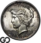 1926-D Peace Dollar, Gorgeous Toner, Gem BU++ Tougher Date
