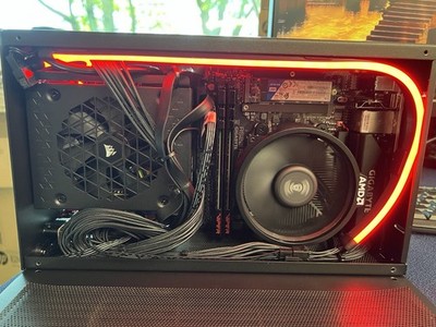 Custom Gaming PC Ryzen 5 5500, AMD Radeon RX 9060 XT, 32GB DDR4 RAM