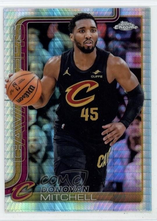 2025-26 Topps Chrome Prism Refractor Donovan Mitchell #69 j3o