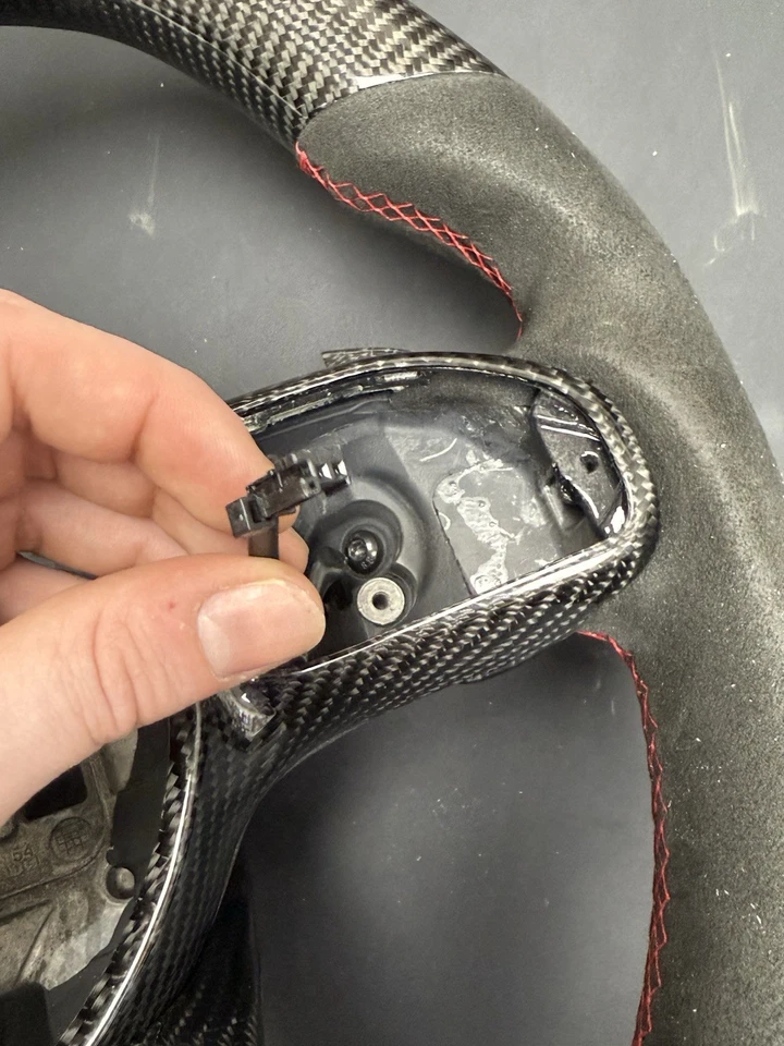 OEM 19~24 MERCEDES AMG G63 C63 E63 GT S63 CLS63 GLE VOLANTE FIBRA CARBONO Foto 3 de 4