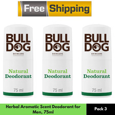 Bulldog Skincare Original Men'S Deodorant Stick, Herbal Aromatic Scent, Natural 