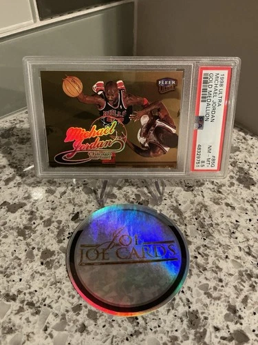 1998 ULTRA 85G GOLD MEDALLION MICHAEL JORDAN PSA 8.5