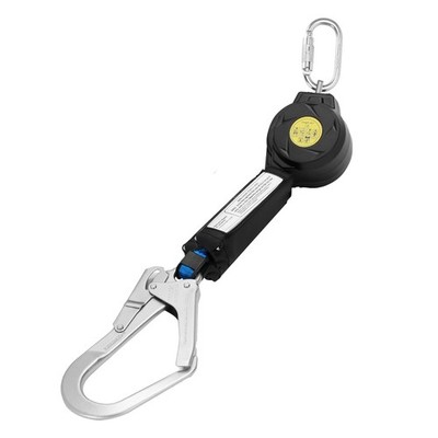 6ft Retractable Safety Lanyard, Safety Harness Fall Protection Retractable La...