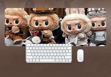 Large Cute Mouse Pad, Office Keyboard Mat Home Computer Desk Mat 30x80cm Brown