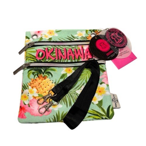 New Robin Ruth OKINAWA Cross body Bag Charm Adjustable Strap Zipper ...