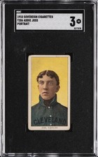 1910 SOVEREIGN CIGARETTES PORTRAIT #T206 ADDIE JOSS SGC 3